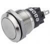 EAO Tlačítkový spínač, řada: 82 IP65, IP67 SPDT Panel Okamžité 19 mm 3 A 240 V dc 240 V ac EAO Tlačítkový spínač, řada: 82 IP65, IP67 SPDT Panel Okamžité 19 mm 3 A 240 V dc 240 V ac