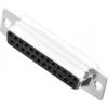 MH Connectors MHDM25-SS 2101-0200-13 D-SUB zásuvková lišta 180 ° Pólů: 25 pájecí kalíšek 1 ks