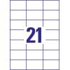 Avery-Zweckform 3652 univerzální etikety 70 x 42.3 mm papír bílá 2100 ks trvalé inkoustová tiskárna, laserová tiskárna, barevná laserová tiskárna, kopírka,