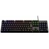 Surefire Gaming KingPin M2 kabelový, USB herní klávesnice německá, QWERTZ černá s podsvícením, tlačítka multimédií