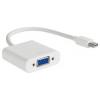 Akyga AK-AD-39 Mini-DisplayPort adaptér [1x VGA zásuvka - 1x zástrčka DisplayPort] bílá 15 cm