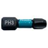 Makita Bit šroubováku, Magnet, typ hlavice: Šestihranný, Šestihran, 6.35 mm, PH3, celková délka: 25 mm, počet kusů: 1 Makita Bit šroubováku, Magnet, typ hlavice: Šestihranný, Šestihran, 6.35 mm, PH3, celková délka: 25 mm, počet kusů: 1