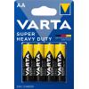 Baterie Varta 2006 AA/R06, 1,5 V, zinko-chlorid, 4 ks