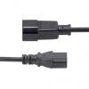 Napájecí šňůra 1 m, Černá, A: IEC C13, B: IEC C14 Polyvinylchlorid, 125V ac StarTech.com Napájecí šňůra 1 m, Černá, A: IEC C13, B: IEC C14 Polyvinylchlorid, 125V ac StarTech.com