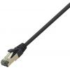 LogiLink CQ8043S RJ45 síťové kabely, propojovací kabely CAT 8.1 S/FTP 1.50 m černá bez halogenů 1 ks LogiLink CQ8043S RJ45 síťové kabely, propojovací kabely CAT 8.1 S/FTP 1.50 m černá bez halogenů 1 ks