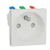 Napájecí zásuvka Bílá 1cestná Polykarbonát 16A Francouzština 2P Vnitřní IEC 60884-1, NF C 61-314 Schneider Electric 250V Napájecí zásuvka Bílá 1cestná Polykarbonát 16A Francouzština 2P Vnitřní IEC 60884-1, NF C 61-314 Schneider Electric 250V