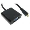 Převodník, Černá NLHDMI-HSV02MICRO NewLink HDMI Vga Female Převodník, Černá NLHDMI-HSV02MICRO NewLink HDMI Vga Female
