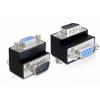 Delock 65265 VGA adaptér [1x D-SUB zástrčka 9pólová - 1x D-SUB zásuvka 9pólová] černá 0 mm