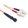 RS PRO Optický kabel 125 μm 2 m Nízko dýmivý bezhalogenový plášť, Oranžová