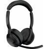 Jabra Evolve2 55 Link 380/390a UC Stereo Headset otevřená (On Ear) Bluetooth® stereo černá Redukce šumu mikrofonu, Potlačení hluku Počítače Jabra Evolve2 55 Link 380/390a UC Stereo Headset otevřená (On Ear) Bluetooth® stereo černá Redukce šumu mikrofonu, Potlačení hluku Počítače