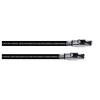 Cordial 15609 RJ45 síťové kabely, propojovací kabely CAT 6A SF/UTP 1.50 m černá krytí PUR 1 ks