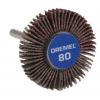 Lamelový kotouč, řada: DREMEL 500 Oxid hlinitý Hrubé zrnitost P80, max. bezpečná rychlost: 35000 rpm 28.6 mm, šířka: 4.8 Lamelový kotouč, řada: DREMEL 500 Oxid hlinitý Hrubé zrnitost P80, max. bezpečná rychlost: 35000 rpm 28.6 mm, šířka: 4.8