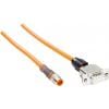 Kabel konektoru, A: Vnitřní, A: D-Sub 9pin 9, B: M8, Přímý, B: Vnější 8, IP67, řada: DSL SICK 10 m Kabel konektoru, A: Vnitřní, A: D-Sub 9pin 9, B: M8, Přímý, B: Vnější 8, IP67, řada: DSL SICK 10 m