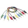 SKS Hirschmann CO MLN 200/1 měřicí kabel [lamelová zástrčka 4 mm - lamelová zástrčka 4 mm] 2.00 m, červená, 1 ks