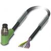 Kabel ovladače snímače, A: Vnější, A: M8, Pravoúhlý 8, B: Bez koncovky, 30V, IP65, IP67, IP69K, řada: SAC Phoenix Kabel ovladače snímače, A: Vnější, A: M8, Pravoúhlý 8, B: Bez koncovky, 30V, IP65, IP67, IP69K, řada: SAC Phoenix