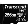 Transcend TS256GUSD460T-VS1 paměťová karta microSD Retail 256 GB výkonná technologie 3D NAND, vhodné pro průmyslová použití, optimalizováno pro 24hodinový
