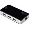 Digitus DA-70231 USB Hub 4 porty USB-A USB 3.0 5 GBit/s černá, stříbrná DA-70231