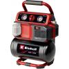 Einhell TE-AC 18/75 Li OF-Solo, 4020410, Akumulátorový kompresor, 8 bar, Bez akumulátoru, analogový manometr, 1 válec