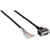 Kabel konektoru, A: Vnitřní, A: Rovný 15, B: Bez koncovky, B: Neuzavřený, řada: YFHDAC SICK 2 m