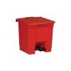 Rubbermaid Commercial Products Nádoba na odpad, Legacy Step-On 30L, Červená Pedál víko Plastové Rubbermaid Commercial Products Nádoba na odpad, Legacy Step-On 30L, Červená Pedál víko Plastové