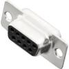 MH Connectors MHDM09-SS 2101-0200-11 D-SUB zásuvková lišta 180 ° Pólů: 9 pájecí kalíšek 1 ks