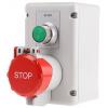 Craig & Derricott Ovládací tlačítková stanice, řada: i-push IP65 SPDT Zelená, Červená Odlévaný hliník Craig & Derricott Ovládací tlačítková stanice, řada: i-push IP65 SPDT Zelená, Červená Odlévaný hliník