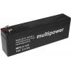 multipower PB-12-2,4-4,8 MP2,4-12C olověný akumulátor 12 V 2.4 Ah olověný se skelným rounem (š x v x h) 178 x 66 x 34.5 mm plochý konektor 4,8 mm odolné proti