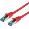 Value 21.99.1924 RJ45 síťové kabely, propojovací kabely CAT 6A S/FTP 0.30 m červená (jasná) dvoužilový stíněný, bez halogenů, samozhášecí 1 ks Value 21.99.1924 RJ45 síťové kabely, propojovací kabely CAT 6A S/FTP 0.30 m červená (jasná) dvoužilový stíněný, bez halogenů, samozhášecí 1 ks