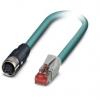 Phoenix Contact Cat5 Ethernetové kabely, řada: NBC, Modrá, Polyuretan, 30V 5 m 8, typ pláště: Stíněné Stíněný
