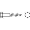 TOOLCRAFT 1061203 šestihranné šrouby 8 mm 90 mm vnější šestihran DIN 571 nerezová ocel A2 10 ks
