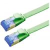 Value 21.99.2141 RJ45 síťové kabely, propojovací kabely CAT 6A F/UTP 1.00 m zelená stíněný, plochý, pozlacené kontakty 1 ks Value 21.99.2141 RJ45 síťové kabely, propojovací kabely CAT 6A F/UTP 1.00 m zelená stíněný, plochý, pozlacené kontakty 1 ks