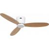 CasaFan ECO PLANO II 112 WE-EN WiFi Flügel Eiche natur stropní ventilátor 13 W (Ø x v) 112 cm x 160 mm bílá s dálkovým ovládáním, s časovačem, vhodný i pro