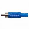 Vidlice na kabel SP117A-1-BL-CG, plastový kryt, modrá