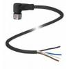 Pepperl+Fuchs V1-W-BK2M-PVC-U kabelová zásuvka, 239999-0004, piny: 4, 2.00 m, 1 ks