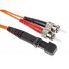 RS PRO Optický kabel 125 μm 2 m Nízko dýmivý bezhalogenový plášť, Oranžová