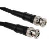 Koaxiální kabel, řada: BNC RG59B/U, Černá Polyvinylchlorid, vnější průměr: 6.15 mm OD 5 m 75 Ω Atem S koncovkou
