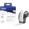 Brother Brother DK-22214 - Weiß - Rolle (1,2 cm x 30,5 m) Thermopapier etikety v roli 12 mm x 30.48 m papír bílá 1 ks trvalé DK22214 univerzální etikety