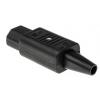 Schurter Konektor IEC C15, orientace těla: Rovný, Kabel Vnější, 250V 10A Schurter Konektor IEC C15, orientace těla: Rovný, Kabel Vnější, 250V 10A