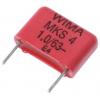 Vrstvové kondenzátory, řada: MKS4, Průchozí otvor 1 μF 40 V ac 63 V dc WIMA 0.6 mm Vrstvové kondenzátory, řada: MKS4, Průchozí otvor 1 μF 40 V ac 63 V dc WIMA 0.6 mm