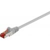 Goobay 93569 RJ45 síťové kabely, propojovací kabely CAT 6 S/FTP 1 m šedá CCA vodič, kulatý, kompletní stínění, fóliové stínění, dvoužilový stíněný, s ochranou, Goobay 93569 RJ45 síťové kabely, propojovací kabely CAT 6 S/FTP 1 m šedá CCA vodič, kulatý, kompletní stínění, fóliové stínění, dvoužilový stíněný, s ochranou,