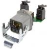 HARTING Konektor RJ45, řada: 09452 Vnitřní Kat6, počet cest: 16, Rovný, Montáž do panelu Stíněné, počet portů: 16portový