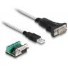 Delock USB 2.0 adaptér [1x USB 2.0 zástrčka A - 1x sériový (9 pinů)] 63465 1.8 m