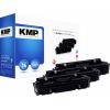 KMP Toner náhradní HP HP 410X (CF411X, CF413X, CF412X) kompatibilní kombinované balení azurová, purppurová, žlutá 5000 Seiten H-T242XCMY 2538,3030
