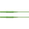 Schützinger bezpečnostní měřicí kabely zástrčka 4 mm zástrčka 4 mm 100.00 cm zelená 1 ks