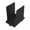 Electronics housings, OMNIMATE Housing - series CH20MBlack, Base element, Width: 67,5 mm