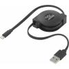 Renkforce USB kabel USB 2.0 USB-A zástrčka, Apple Lightning konektor 0.80 m černá RF-4352330