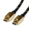 Roline, A: Vnější Display Port, B: Vnější Display Port DisplayPort Kabely 10 m Roline, A: Vnější Display Port, B: Vnější Display Port DisplayPort Kabely 10 m
