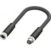 Kabel pro snímače a ovladače, A: Vnitřní, A: M8, Rovný 3, B: M8, Přímý, B: Vnější, 30V 8, IP67 RS PRO 5 m Kabel pro snímače a ovladače, A: Vnitřní, A: M8, Rovný 3, B: M8, Přímý, B: Vnější, 30V 8, IP67 RS PRO 5 m