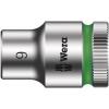 Zásuvka 3/8 in pohon 9 mm 6 bodů Šestihran, celková délka: 29.0 mm Wera Zásuvka 3/8 in pohon 9 mm 6 bodů Šestihran, celková délka: 29.0 mm Wera