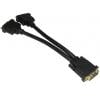RS PRO, A: Vnější DVI-D, B: Vnitřní DVI-D 200 mm Kabel DVI, Černá, Polyvinylchlorid